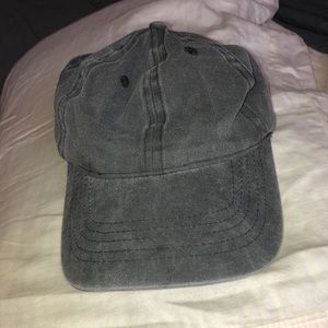 Acid wash gray hat